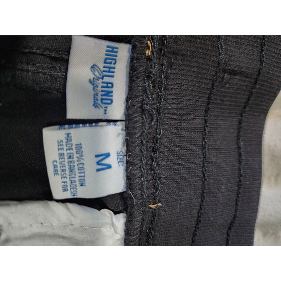 Highland Originals Men's Size Medium Black Cargo Shorts with Drawstring Pockets - Picture 5 of 6